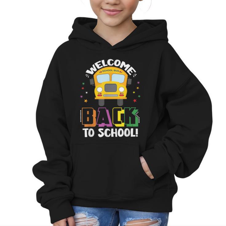 Welcome Back To School Bus Driver First Day Of School Graphic Kid Hoodie
