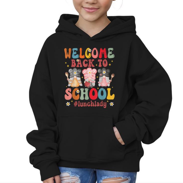 Welcome Back To School Cafeteria Worker Lunch Lady Graphic Kid Hoodie