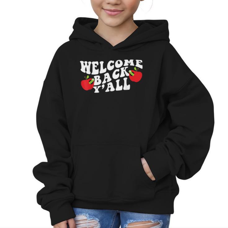 Welcome Back To School Happy First Day Of School 2025 2026 Graphic Kid Hoodie
