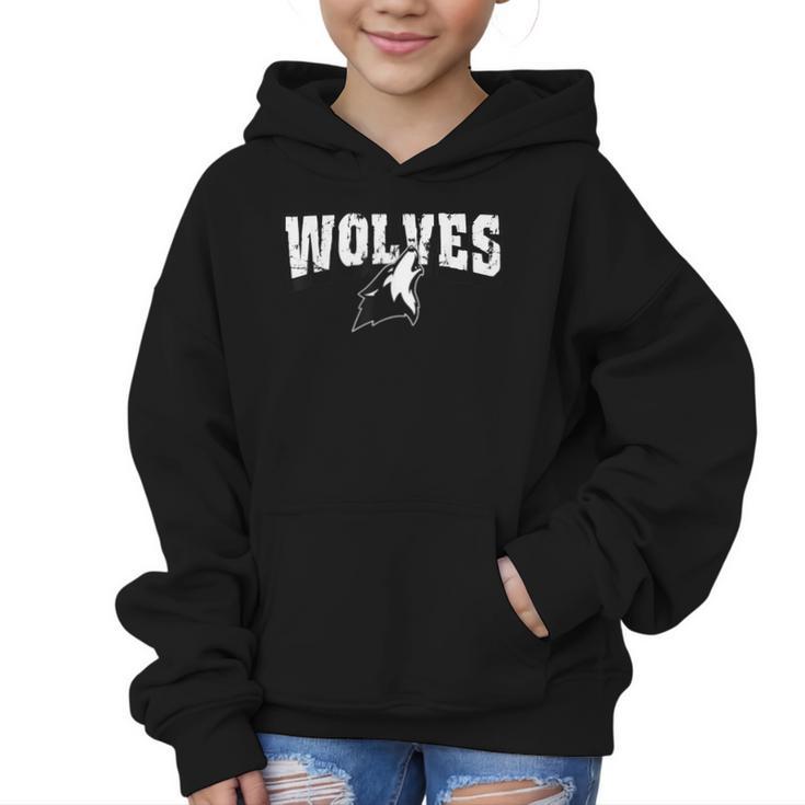 Wolves Back To School Spirit Graphic Kid Hoodie