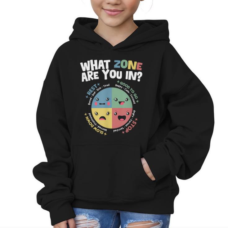 Zones Of Regulation School Counselor Back To School Emotion Graphic Kid Hoodie