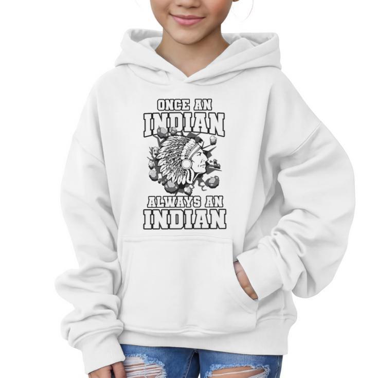 Always An Indian Back To School Spirit Premium Tri-Blend Graphic Kid Hoodie