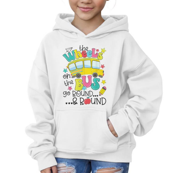 Back To School The WHEELS On The BUS Toddler Kids Boys Graphic Kid Hoodie