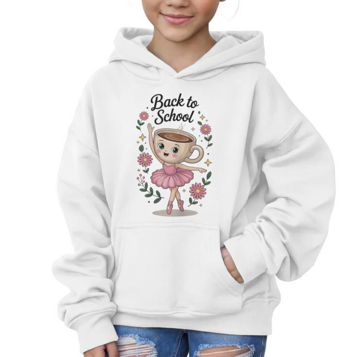 Ballerina Cappuccina Girls Italian Brainrot Back To School Graphic Kid Hoodie