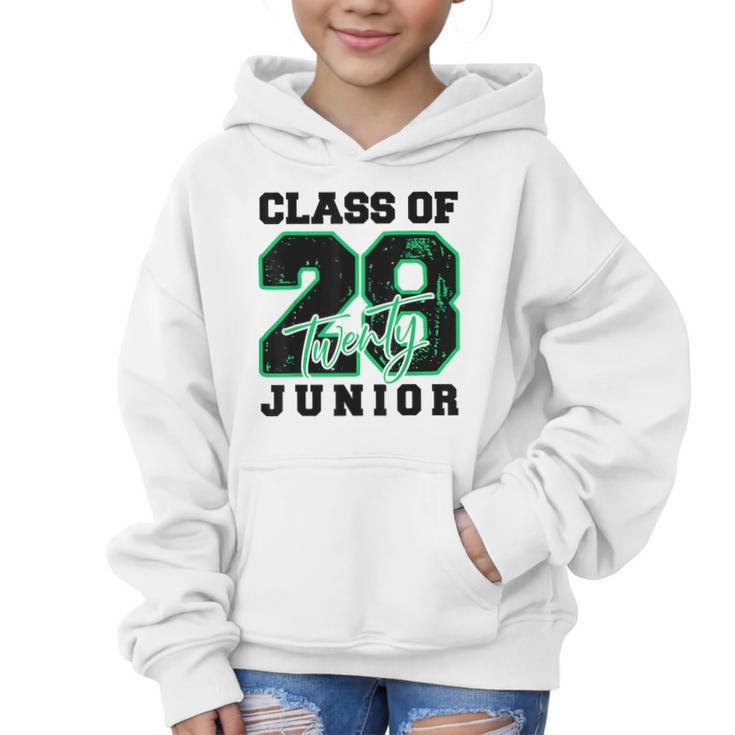 Class Of 2028 Junior High School Back To School 11th Grade Graphic Kid Hoodie