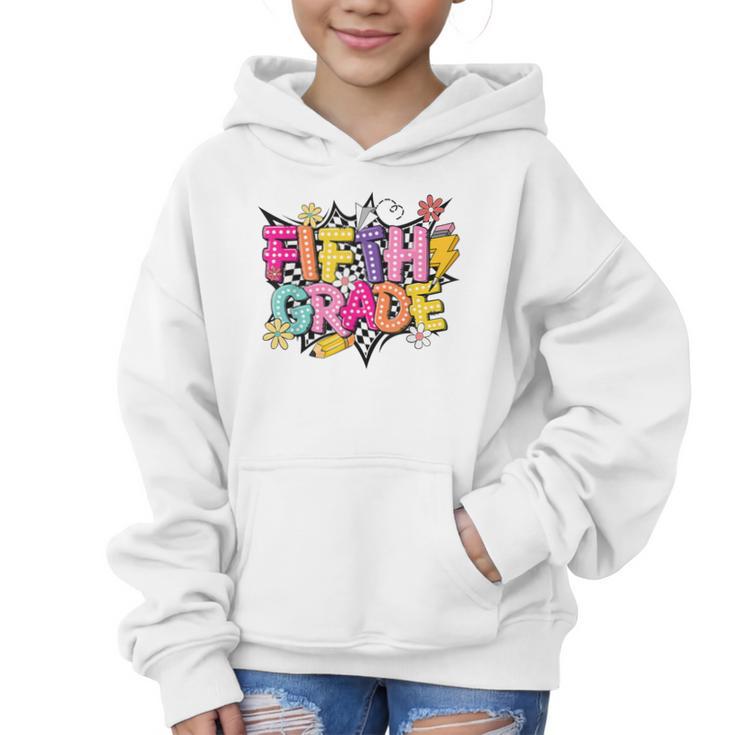 First Day Of School Fifth Grade Back To School Kids Graphic Kid Hoodie