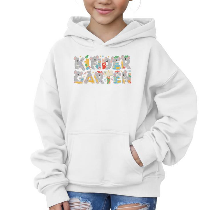 Koala Kindergarten Back To School Kids Boys Girls Premium Tri-Blend Graphic Kid Hoodie