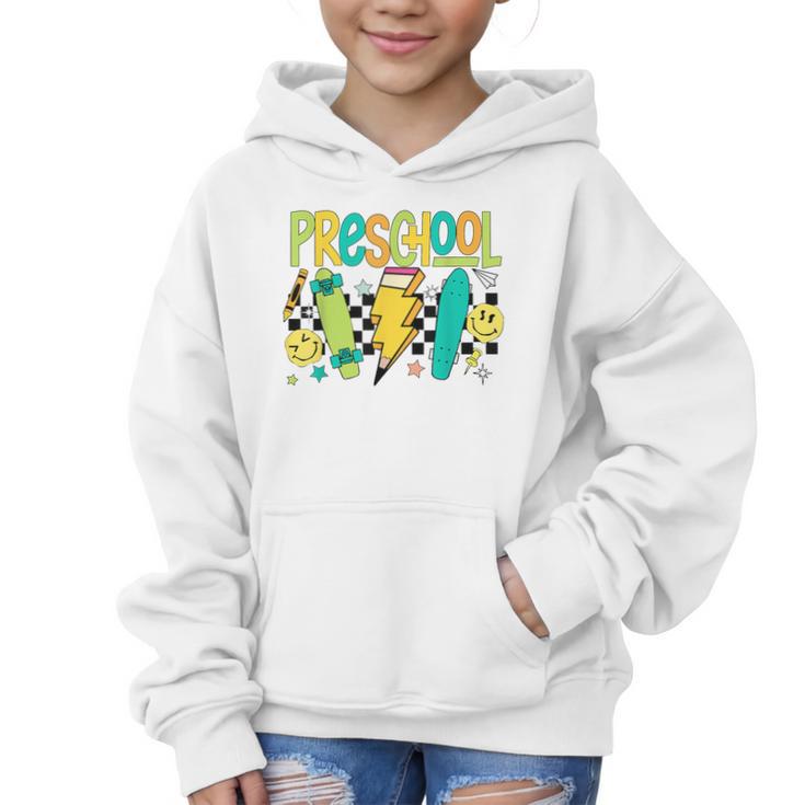 Preschool Skateboard Back To School Boy Girl Kid Graphic Kid Hoodie
