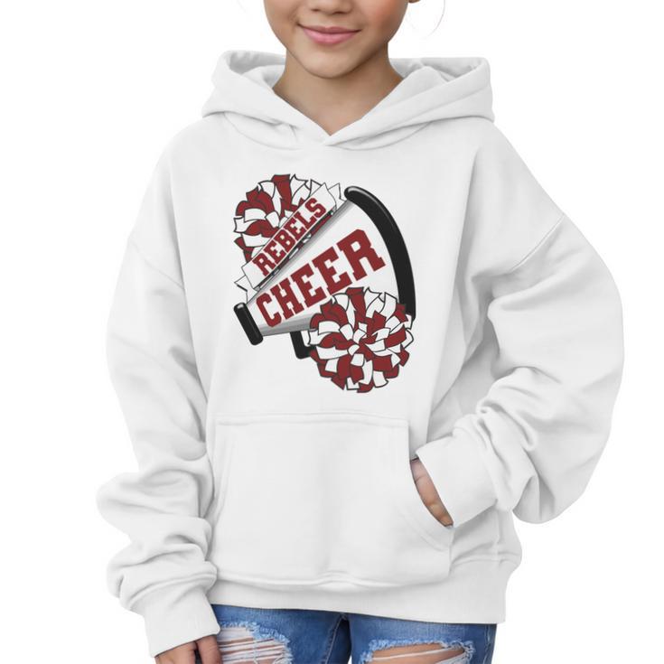 Rebels Cheer Back To School Cheerleading Spirit M Performance Graphic Kid Hoodie