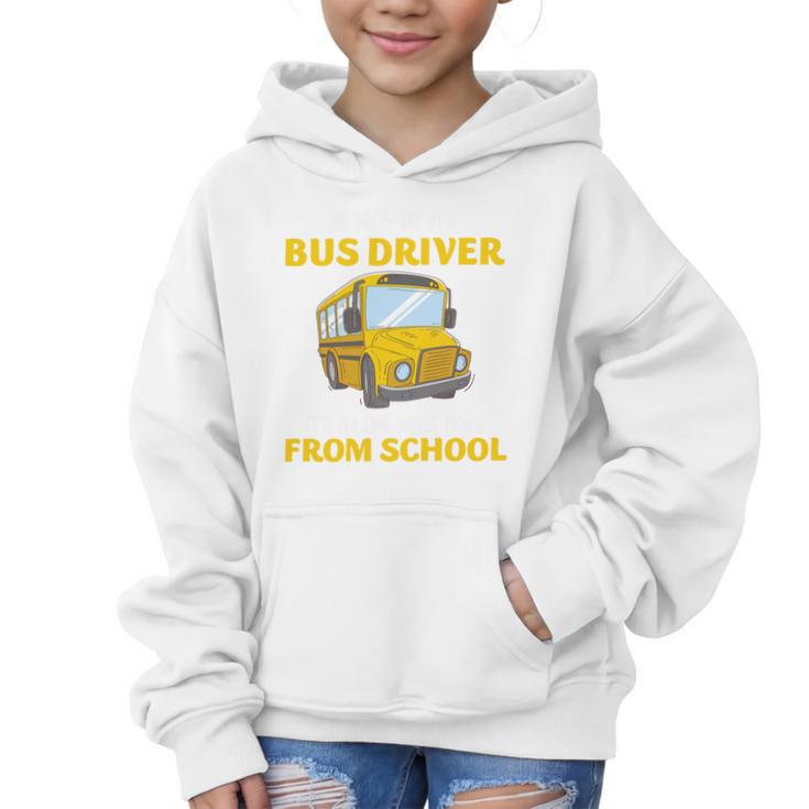School Bus Driver Kindness Humor Back To School Quote Premium Tri-Blend Graphic Kid Hoodie