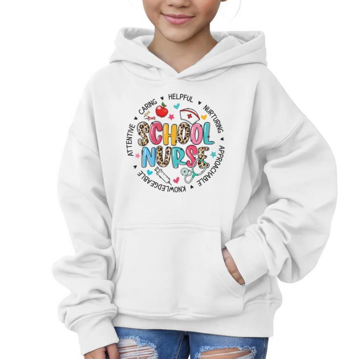 School Nurse Appreciation Back To School Nurse For Women Graphic Kid Hoodie