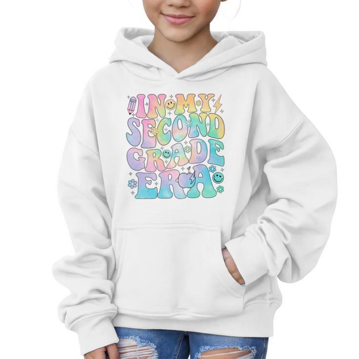 In My Second Grade Era Girl Tie Dye 2nd Grade Back To School Performance Graphic Kid Hoodie