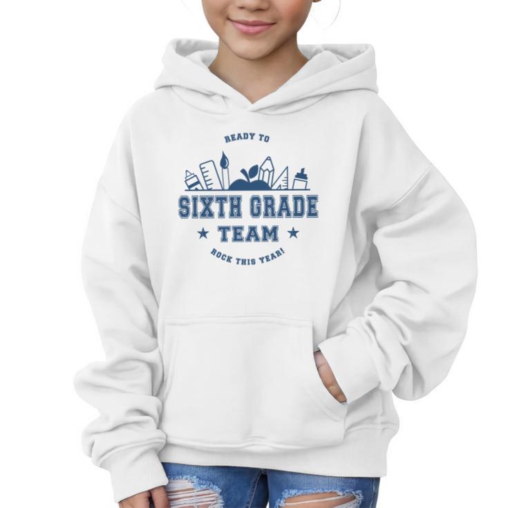 Sixth Grade Team Back To School Graphic Kid Hoodie