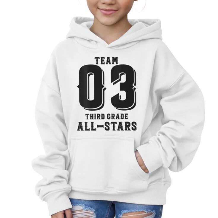 Team 3rd Grade All-Stars Back To School Tee For Stude Graphic Kid Hoodie