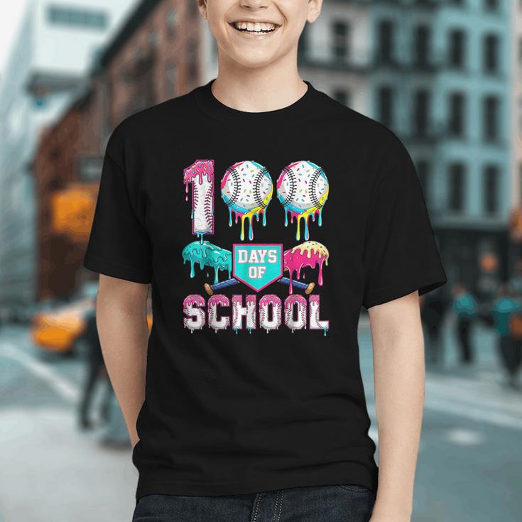 100 Days Of School Boys Kids 100th Day Of School Baseball Graphic Youth 100 Days Of School Boys Kids 100th Day Of School Baseball Graphic Youth