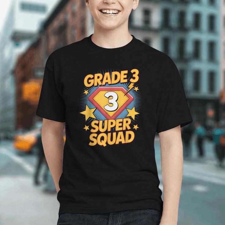 3rd Grade Superhero Squad Back to School Youth T-Shirt 3rd Grade Superhero Squad Back to School Youth T-Shirt