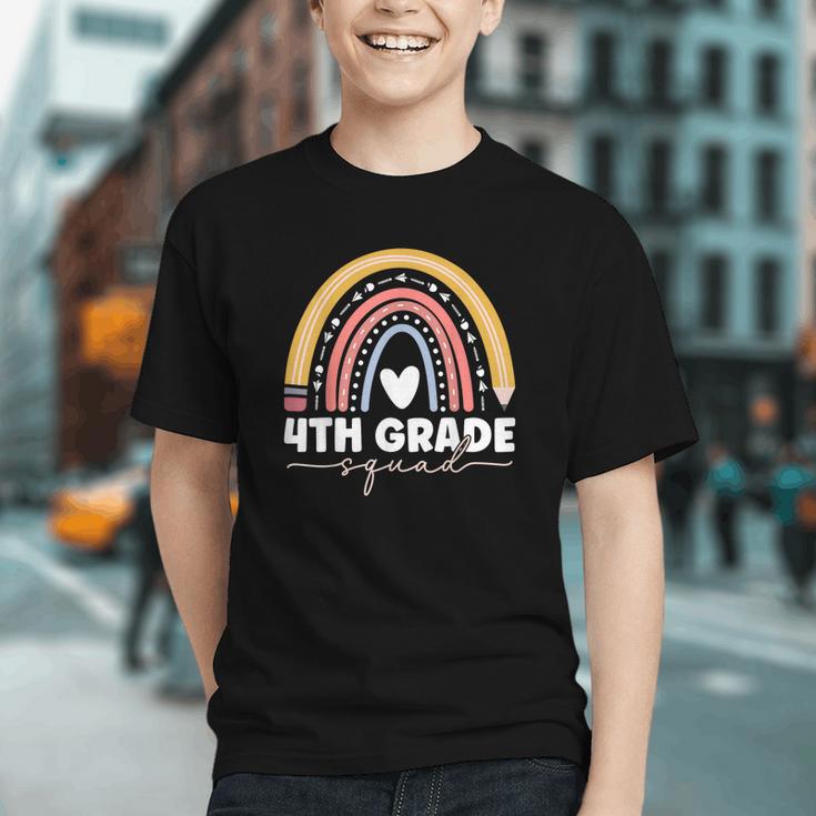 4th Grade Squad Rainbow Back To School Graphic Youth 4th Grade Squad Rainbow Back To School Graphic Youth