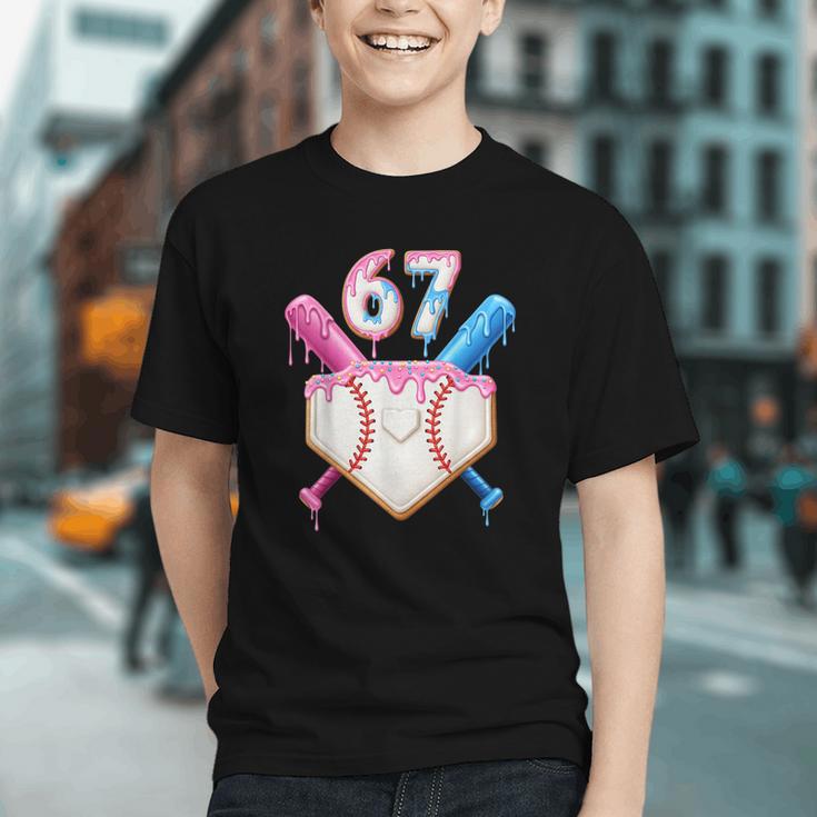6 7 Baseball Dripping Six Seven Gen Alpha Slang Graphic Youth