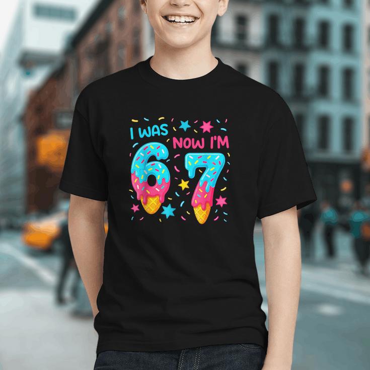 I Was 6 Now I'm 7 67 Birthday Baseball Drip 7 Year Old Graphic Youth I Was 6 Now I'm 7 67 Birthday Baseball Drip 7 Year Old Graphic Youth