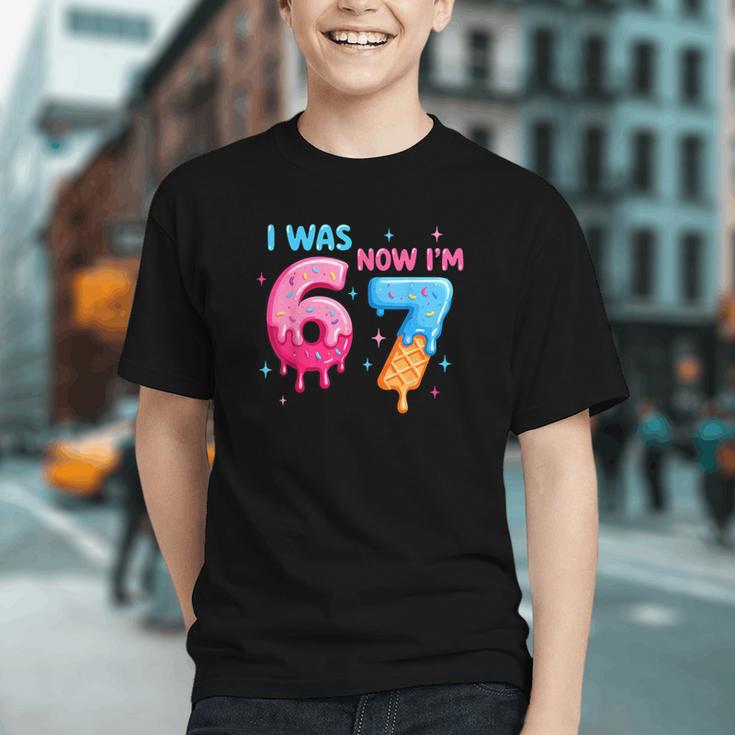 I Was 6 Now I'm 7 Meme Six Seven Baseball 7th Birthday Graphic Youth I Was 6 Now I'm 7 Meme Six Seven Baseball 7th Birthday Graphic Youth