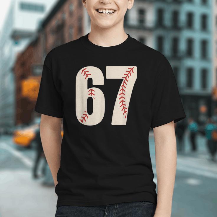 67 Baseball Six Seven 6 7 Meme 67 Graphic Youth