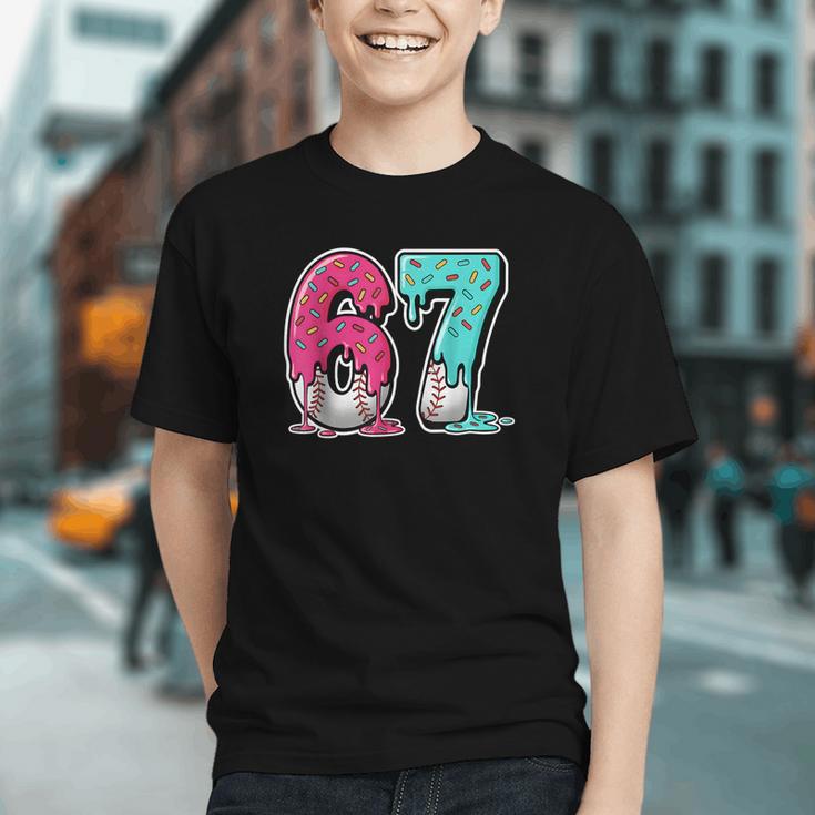 67 Ice Cream Drip Baseball Gen Alpha Slang Six Seven Meme Graphic Youth 67 Ice Cream Drip Baseball Gen Alpha Slang Six Seven Meme Graphic Youth