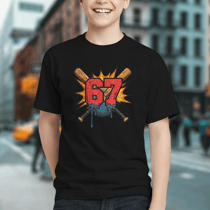 67 Sports Meme – Baseball Bats Number 6 7 Graphic Youth 67 Sports Meme – Baseball Bats Number 6 7 Graphic Youth