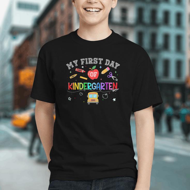 Adventure Begins! Kindergarten Back to School Youth T-shirt