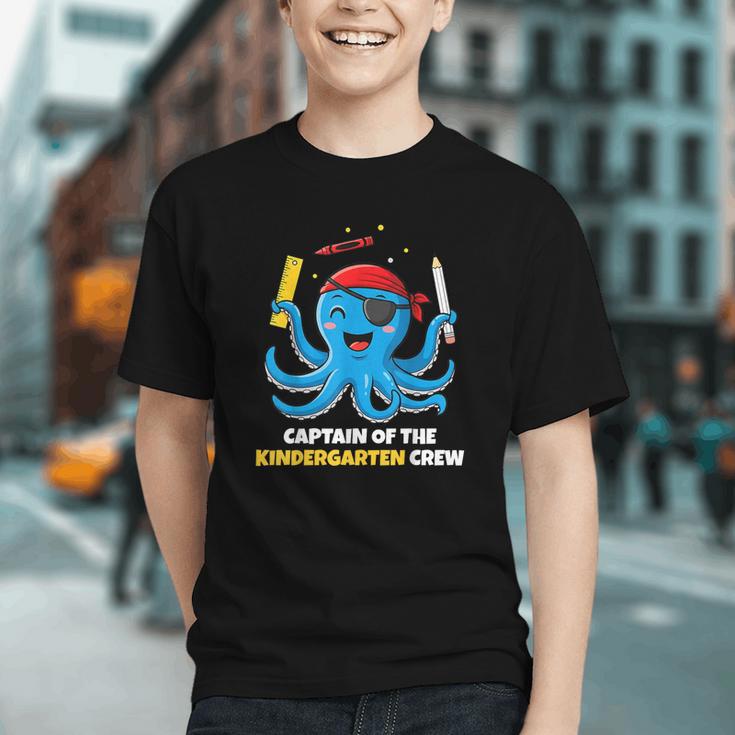 Ahoy Kindergarten! Pirate Octopus Back to School Youth T-Shirt