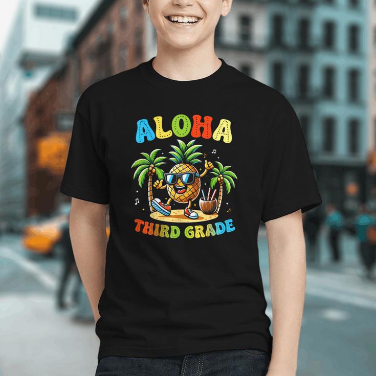 Aloha 3rd Grade! Tropical Pineapple Back to School Youth T-shirt Aloha 3rd Grade! Tropical Pineapple Back to School Youth T-shirt