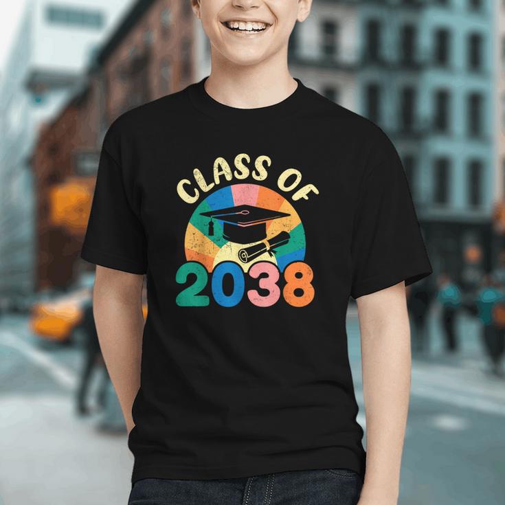 Back To School Pre-K Kindergarten Graduation Class Of 2038 Graphic Youth