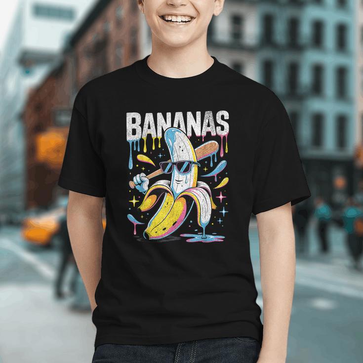 Banana Baseball Drip Kids Youth Boys Girls Sport Teens Graphic Youth