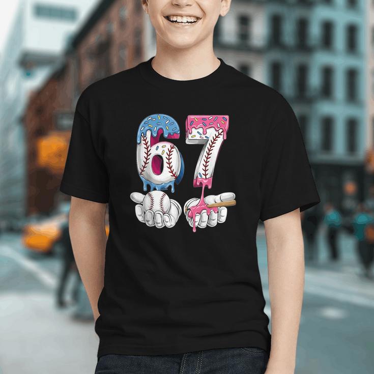 Baseball 67 Ice Cream Drip Six Seven Boys Girls Meme Graphic Youth Baseball 67 Ice Cream Drip Six Seven Boys Girls Meme Graphic Youth