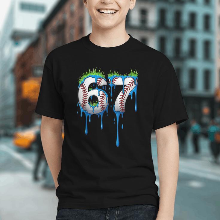 Baseball 67 Six Seven Gen Alpha Meme Blue Drip Boys Graphic Youth Baseball 67 Six Seven Gen Alpha Meme Blue Drip Boys Graphic Youth