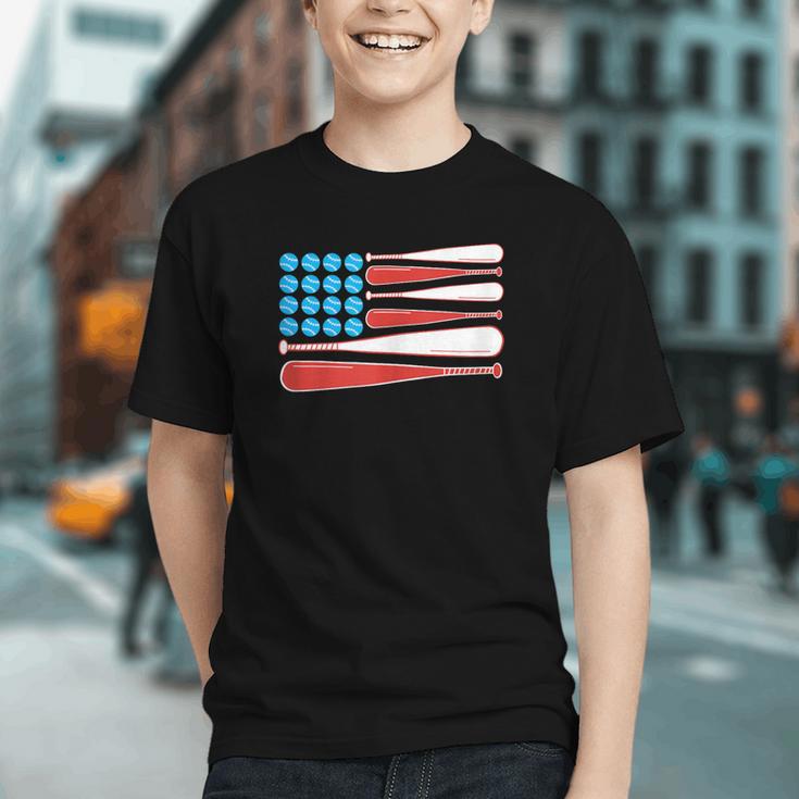 Baseball American Flag Patriotic USA Pride Graphic Youth Baseball American Flag Patriotic USA Pride Graphic Youth
