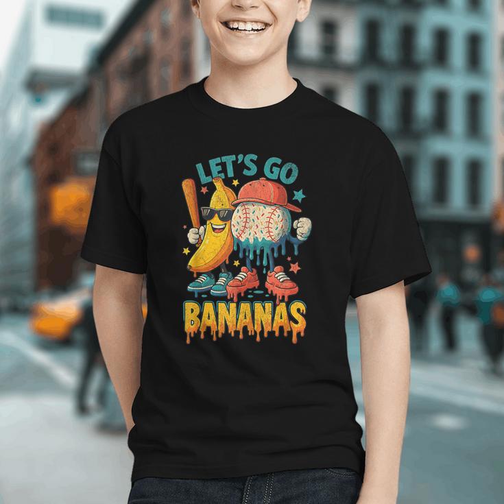 Baseball Banana Sports Drip Art For Kids Graphic Youth Baseball Banana Sports Drip Art For Kids Graphic Youth