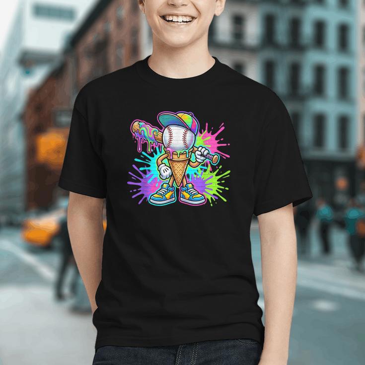Baseball Boys Clothes For Boys Ice Cream Drip Baseball Stuff Graphic Youth Baseball Boys Clothes For Boys Ice Cream Drip Baseball Stuff Graphic Youth