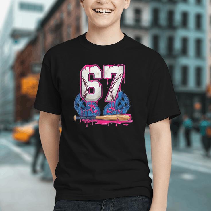 Baseball Drip 67 Meme Six Seven 6-7 Gen Alpha Slang Graphic Youth Baseball Drip 67 Meme Six Seven 6-7 Gen Alpha Slang Graphic Youth