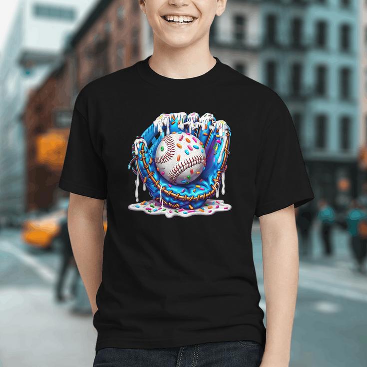 Baseball Drip For Boys Ice Cream Drip Youth Baseball Boys Graphic Youth Baseball Drip For Boys Ice Cream Drip Youth Baseball Boys Graphic Youth