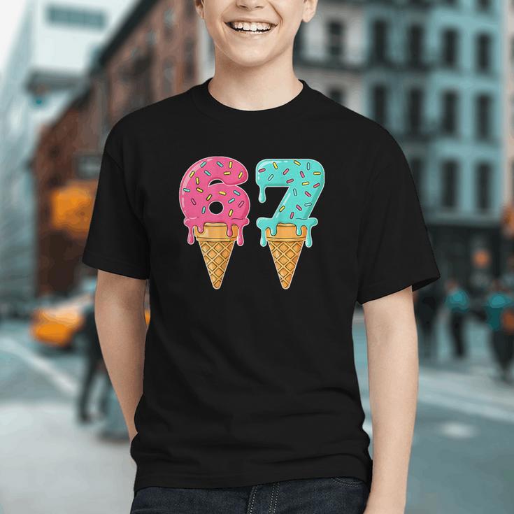 Baseball Drip Ice Cream 67 Baseball Graphic Youth