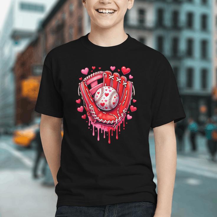 Baseball Drip Ice Cream Sprinkles Valentines Day Baseball Graphic Youth Baseball Drip Ice Cream Sprinkles Valentines Day Baseball Graphic Youth
