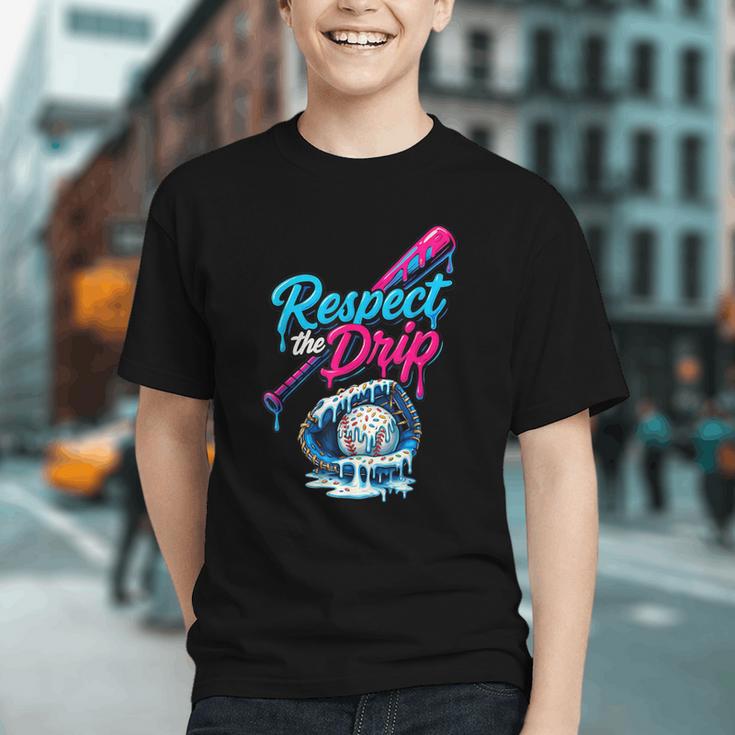 Baseball Drip Ice Cream Sprinkles Youth Boys Baseball Glove Graphic Youth Baseball Drip Ice Cream Sprinkles Youth Boys Baseball Glove Graphic Youth