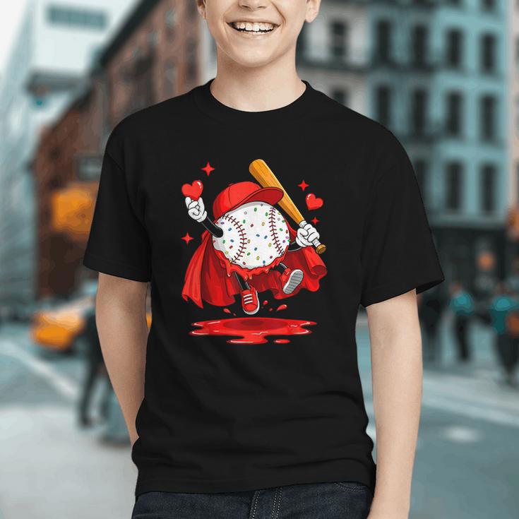 Baseball Drip Icecream Youth Boy Valentine Graphic Youth