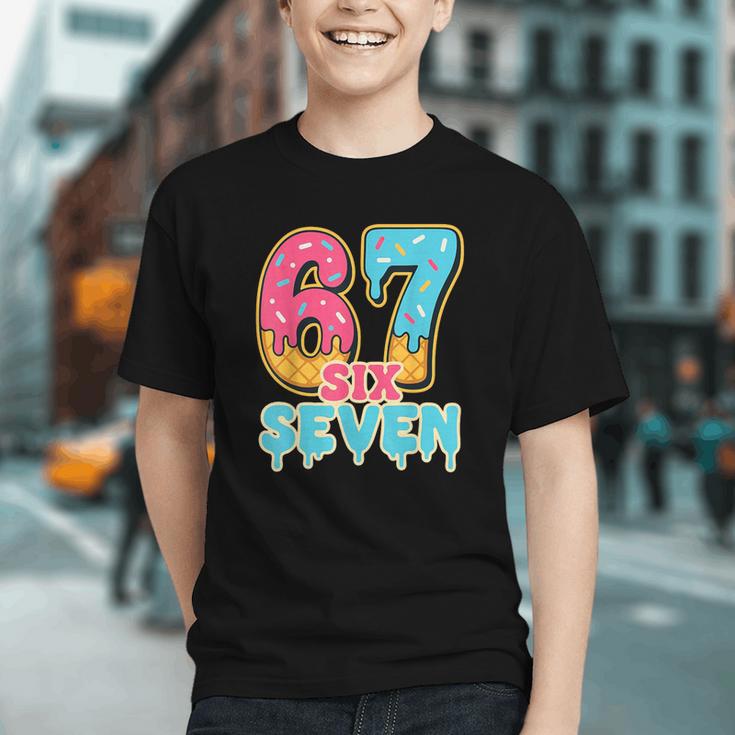 Baseball Drip Number 67 Player Trendy 6 7 Meme Graphic Youth