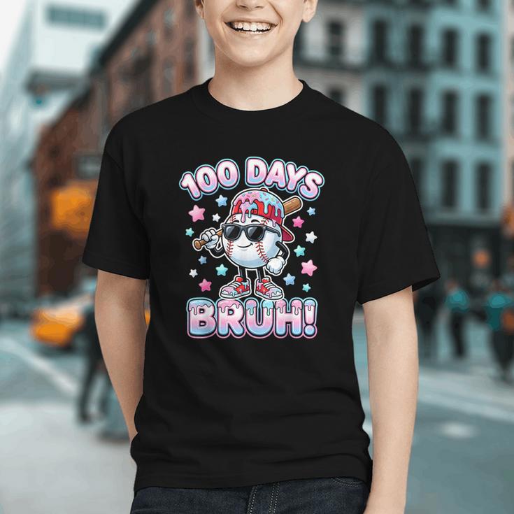 Baseball Ice Cram Drip 100 Days Of School 100th Boys Youth Graphic Youth Baseball Ice Cram Drip 100 Days Of School 100th Boys Youth Graphic Youth