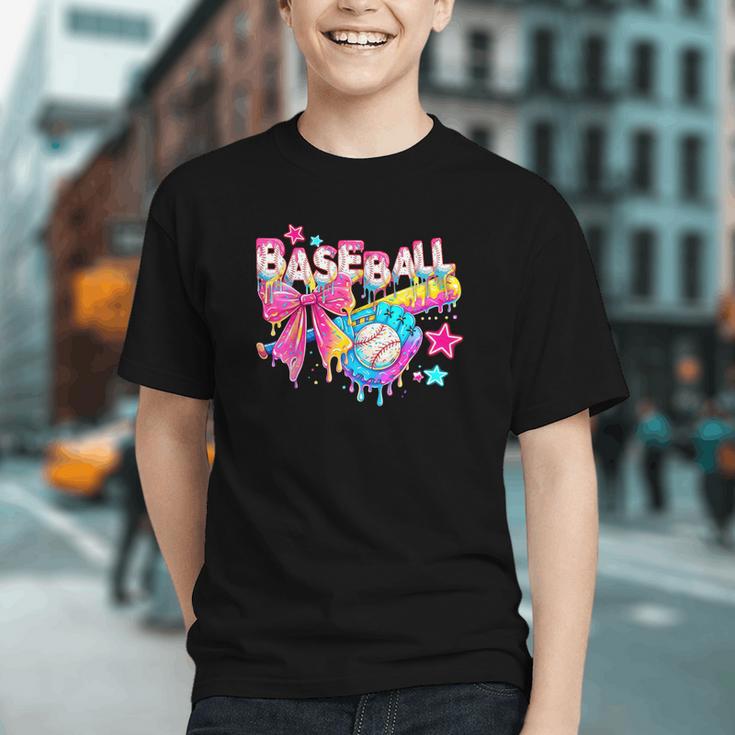 Baseball Ice Cream Drip Coquette Women Girls Mom Mama Graphic Youth Baseball Ice Cream Drip Coquette Women Girls Mom Mama Graphic Youth