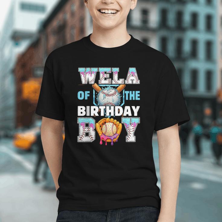 Baseball Ice Cream Drip Wela Of The Birthday Boy Graphic Youth