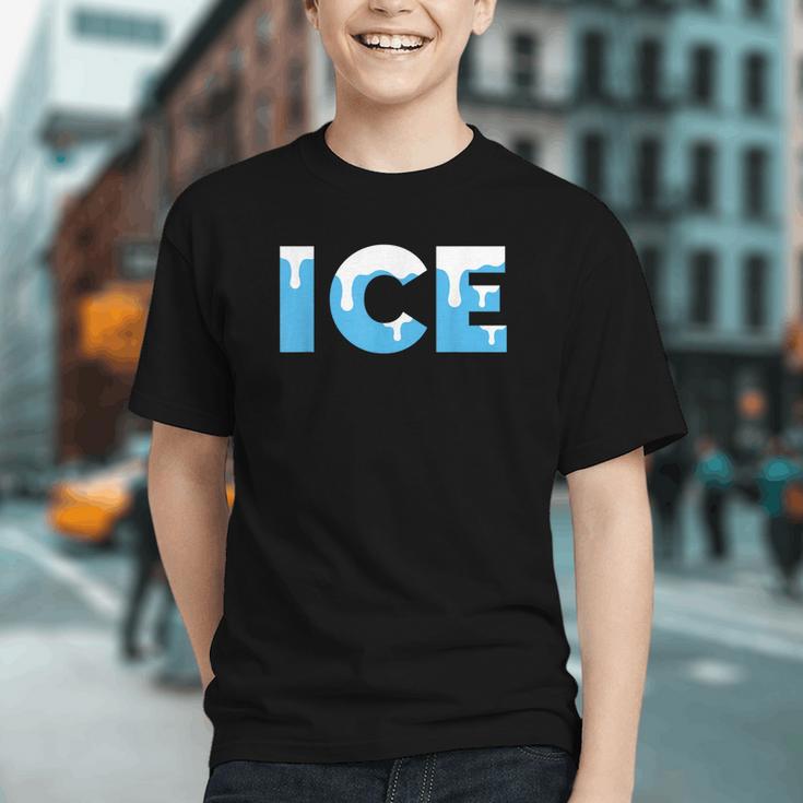 Baseball ICE Ice Cream Drip Baseball Drip Baseball Graphic Youth