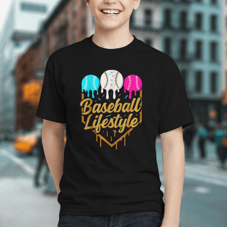 Baseball Lifestyle Baseball Drip Icecream Graphic Youth Baseball Lifestyle Baseball Drip Icecream Graphic Youth
