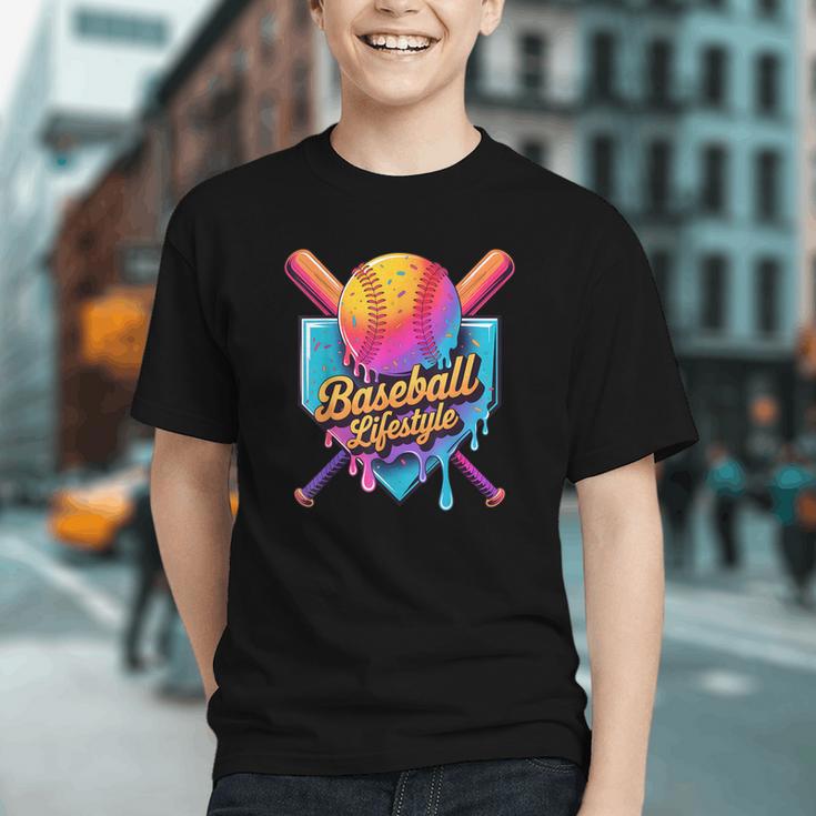 Baseball Lifestyle Drip Icecream Graphic Youth
